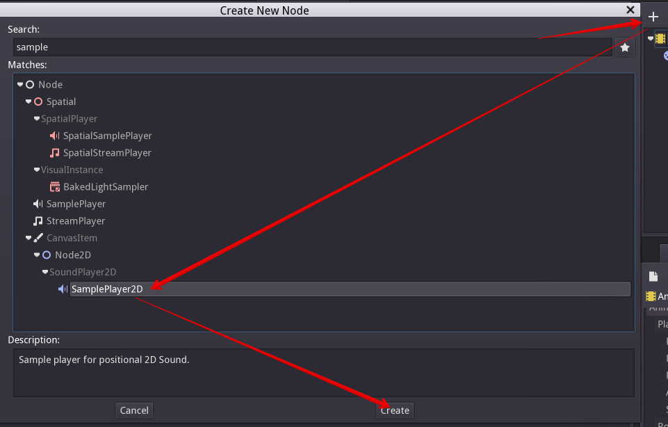Add SamplePlayer2D